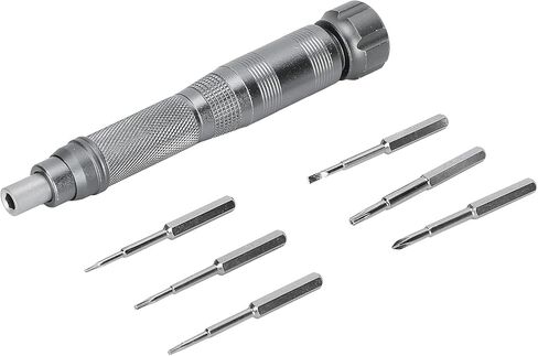 Accurate Screwdriver Kit, Phone Computer Repair Tools Set, 55# Steel Magnetic Precision Screwdrivers - Ergonomic Non - Slip Handle, Extendable Shaft, Ideal for Electronics in Kuwait