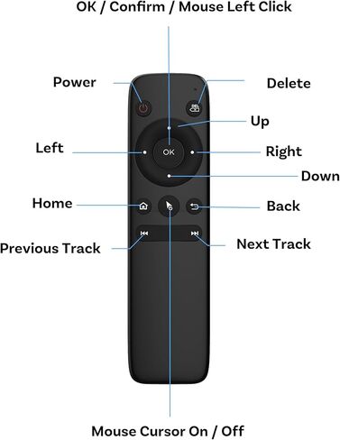 OTTOCAST Play2Video Ultra مع مجموعة التحكم عن بعد في ماوس الهواء اللاسلكي، محول Carplay 2026 ترقية متوافق مع CarPlay اللاسلكي/Android Auto in Kuwait