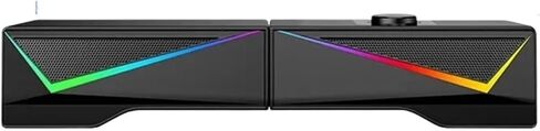 RGB Desktop Subwoofer Computer Speakers Separable Music Audio Wired PC Loudspeaker Stereo Surround in Saudi Arabia