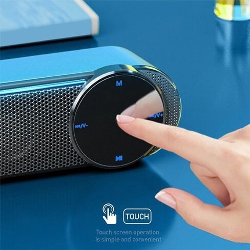5.0 مكبر صوت محمول 4D محيطي HiFi ستيريو عميق باس بطارية مضادة للسحب وإلغاء الضوضاء مصباح LED in Kuwait