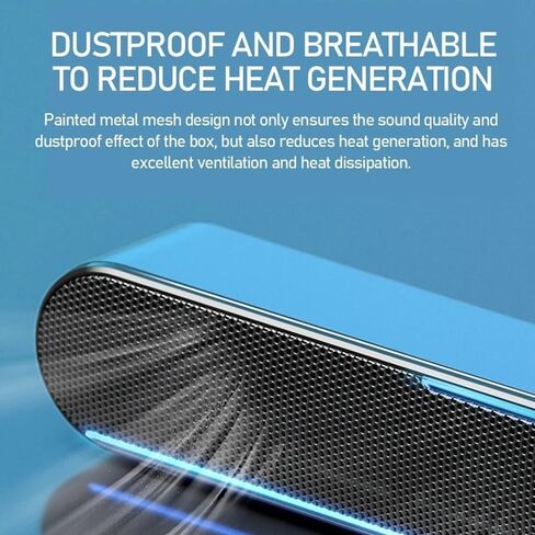 5.0 مكبر صوت محمول 4D محيطي HiFi ستيريو عميق باس بطارية مضادة للسحب وإلغاء الضوضاء مصباح LED in Kuwait