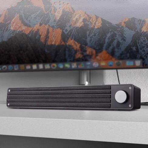 Computer Audio Desktop Laptop Wired Small Speaker Long Strip Game Subwoofer in Saudi Arabia