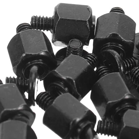 jojofuny 20pcs M.2 SSD Mounting Screws for Computer Hardware, Steel Laptop and Desktop Motherboard Screws Compatible with Asus, DIY PC Repair and Maintenance in Kuwait