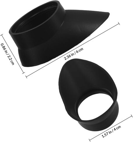 KALLORY 2pcs Rubber Eyepiece Covers and Telescope Eyepiece Hood Set, 1.25-inch Universal Microscope Lens Eyeshade Covers with Shock-Absorbing Rubber for Optical Instruments Protection in Kuwait