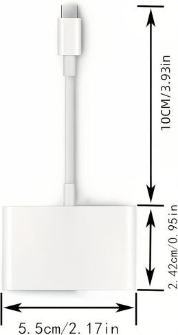 محول USB لقارئ بطاقات SD للهاتف اللوحي، قارئ بطاقات الذاكرة التوصيل والتشغيل يدعم عارض كاميرا SD TF MicroSD بدون تطبيق in Kuwait