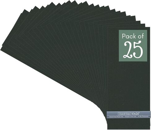 CountryArtHouse Textured Black 10x24 Uncut Art Mat Board - No Opening - 1 Mat in Saudi Arabia