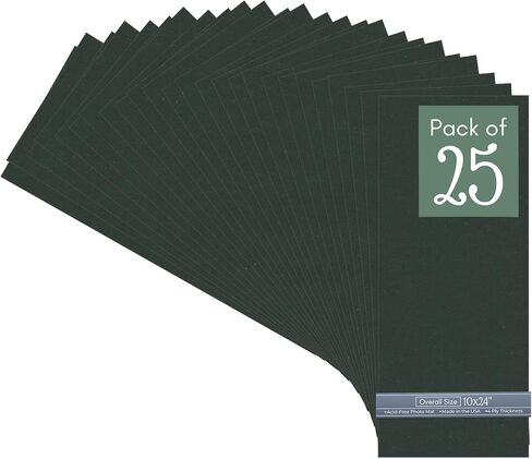 CountryArtHouse Textured Black 10x24 Uncut Art Mat Board - No Opening - 1 Mat in Saudi Arabia