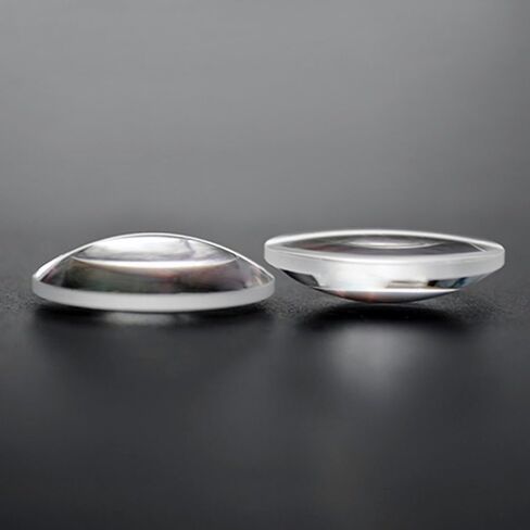 Projector Glass Convex Lens Diameter 28mm Height 9.8MM, Good Magnifying Capability Optical Set 2pcs in Kuwait