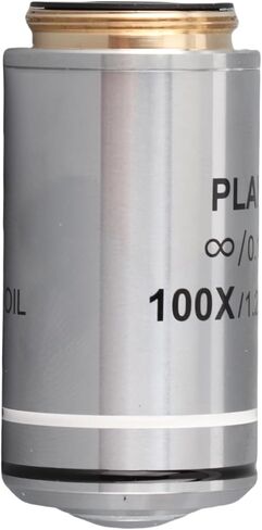 Infinite Objective Lens, 100X Microscope Objective Lens with Standard 20.2mm Interface, for Professional Biological Microscopes in Kuwait