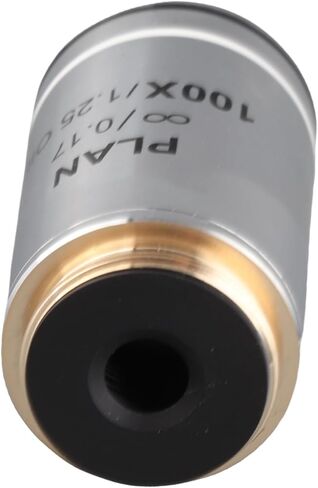 Infinite Objective Lens, 100X Microscope Objective Lens with Standard 20.2mm Interface, for Professional Biological Microscopes in Kuwait