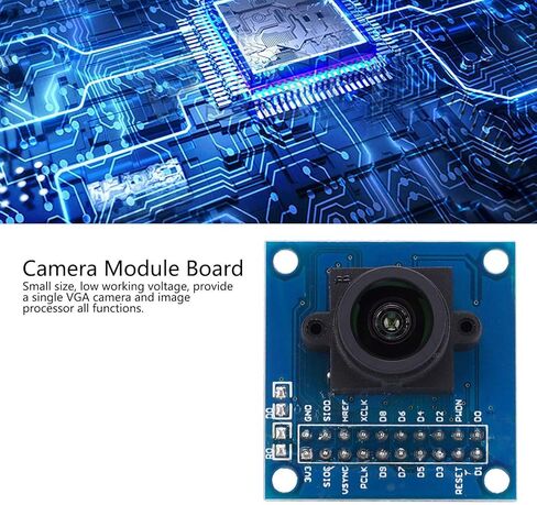 وحدة كاميرا عالية الوضوح OV7725 بقدرة 30 وات لكاميرا ويب STM32، و60 إطارًا في الثانية VGA، وحساسية إضاءة منخفضة، ومعالجة صور قابلة للبرمجة، وحجم صغير، وجهد منخفض in Kuwait