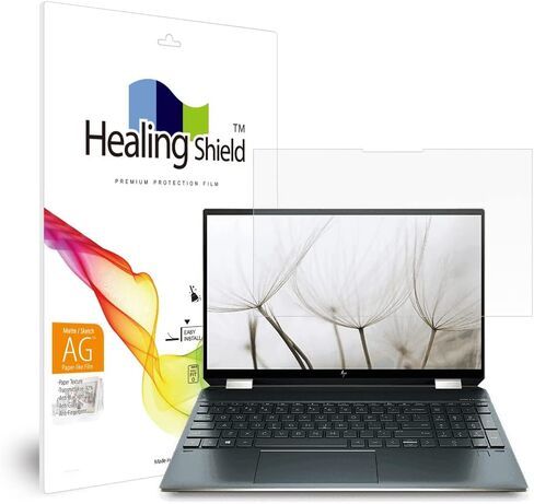 واقي شاشة Muellery Healingshield طبقة شفافة Oleophobic AFP متوافقة مع HP Spectre X360 Convertible 15-eb0039TX PHAF1537_Laptop in Kuwait