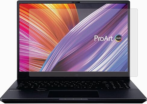 واقي شاشة (مجموعة من قطعتين) متوافق مع كمبيوتر محمول ASUS ProArt Studiobook 16 OLED H7600 مقاس 16 بوصة مضاد للوهج ومضاد للخدش in Kuwait
