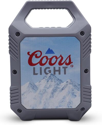 Gabba Goods Miller Lite Bluetooth Speaker, Portable Wireless Sound System, Dual 5W Drivers, Bluetooth 5.3, 50mm High-Fidelity Audio, AUX, USB, MicroSD, FM Radio, Built-in Mic & USB-C (Gray, Angular) in Saudi Arabia