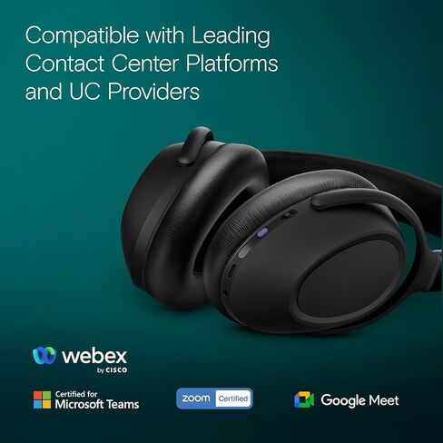 EPOS Adapt 660 USB-C – Premium Wireless ANC Headset with EPOS BrainAdapt, Adaptive Hybrid Noise Cancellation, 30-Hour Battery, Microsoft Teams Certified, USB-C Dongle, Bluetooth & 3.5 mm Jack in Kuwait