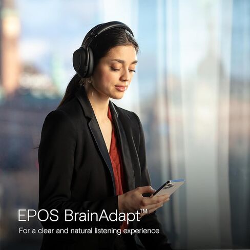 EPOS Adapt 660 USB-C – Premium Wireless ANC Headset with EPOS BrainAdapt, Adaptive Hybrid Noise Cancellation, 30-Hour Battery, Microsoft Teams Certified, USB-C Dongle, Bluetooth & 3.5 mm Jack in Kuwait