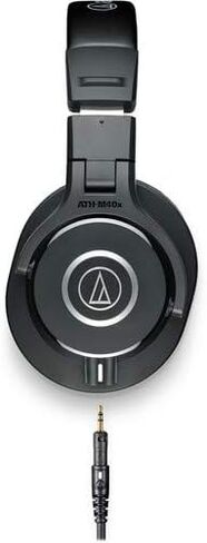 Audio-Technica ATH-M40x Closed-Back Monitor Headphones (Black) Bundle with Cables, Carrying Pouch, and 6Ave Cleaning Kit in Kuwait