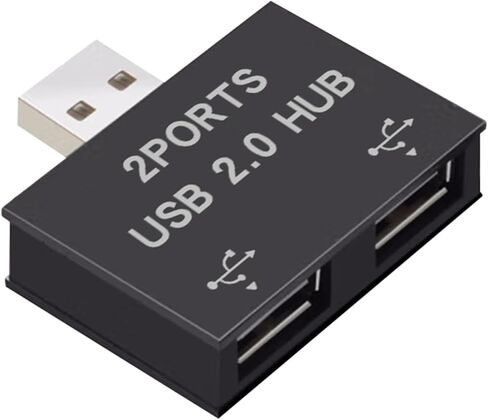 محول تمديد USB 2.0 a ذكر إلى 2 أنثى بمنفذ Y لأجهزة الكمبيوتر المحمول المكتبية والهواتف المحمولة، محول فاصل USB in Kuwait