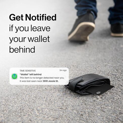 جهاز تعقب محفظة بطاقات الائتمان المعتمد من SPOTMINDERS Apple MFi باللونين الأسود والوردي (iOS فقط) + حزمة شاحن لاسلكي - يعمل مع Apple Find My Tracking Card لبطاقة المحفظة القابلة لإعادة الشحن IP68 0.07 بوصة رفيعة in Kuwait