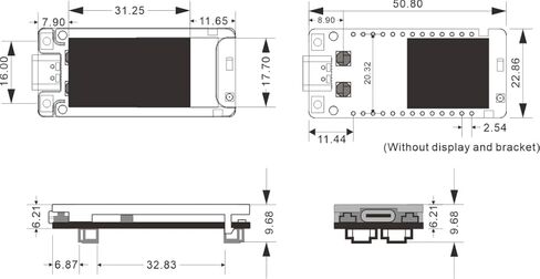 Heltec T114 V2 Meshtastic Tracker Nordic nRF52480 SX1262 LoRaWAN LoRa Devices Positioning BLE WiFi Development Board 902-928MHz Without Display Low Power (with GNSS) in Kuwait