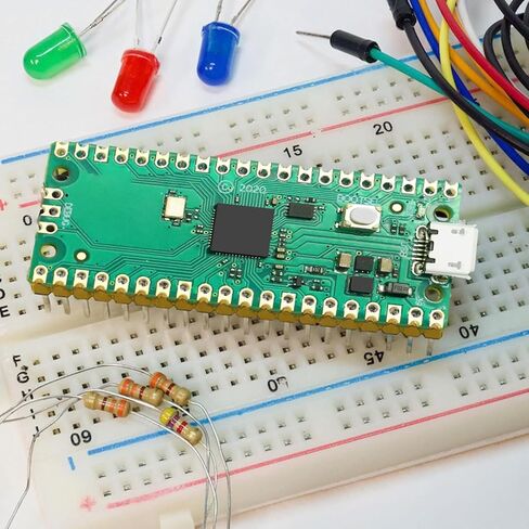 2 حزمة من لوحة التحكم الدقيقة RP2040، ثنائي النواة ARM Cortex-M0+ حتى 133 ميجاهرتز، فلاش 2 ميجابايت، 30 دبوس GPIO، متوافق مع Raspberry Pi Pico، يدعم MicroPython & C/C++ in Kuwait