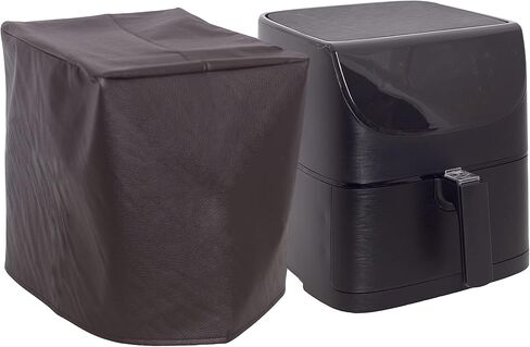 The Perfect Dust Cover, Dark Brown Padded Cover Compatible with Cosori CS158-AF Smart Air Fryer 5.8QT, Anti Static and Waterproof Dust Cover Dimensions 14.2''W x 11.7''D x 12.6''H by The Perfect Dust in Kuwait