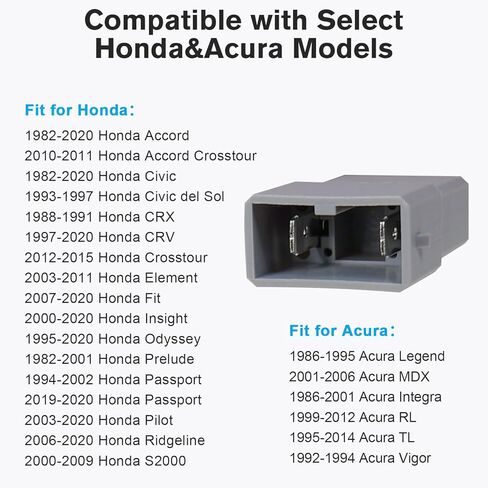 استبدال محول سلك مكبر الصوت لـ 95-20 Honda Accord Civic CRV Odyssey Insight Pilot Ridgeline، 72-7800 موصل أسلاك سماعات باب السيارة لـ Acura CL TL RL Integra MDX، زوج واحد in Kuwait
