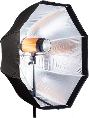 VILLCASE مثمنة Softbox مظلة التصوير الفوتوغرافي Softbox Softbox، صندوق إضاءة صور محمول للاستوديو والإضاءة الخارجية، متوافق مع Speedlights وFlashs in Kuwait