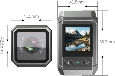 4K Bicycle Camera, 3000MAH Battery with 8-Hour Battery Life, 32GB SD Card, 1.3 IPS Display, IP66 Waterproof Design, Motorcycle Camera, WiFi + APP Control, Loop Recording, Outdoor Sports in Kuwait