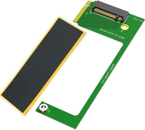 Sintech M.2 nVME 2230 to 2280 Adapter Card With Heatsink Support PCIe 4.0 SSD,Compatible with MSI Claw7 Claw8 Gaming Handheld for Upgrade Storage in Kuwait