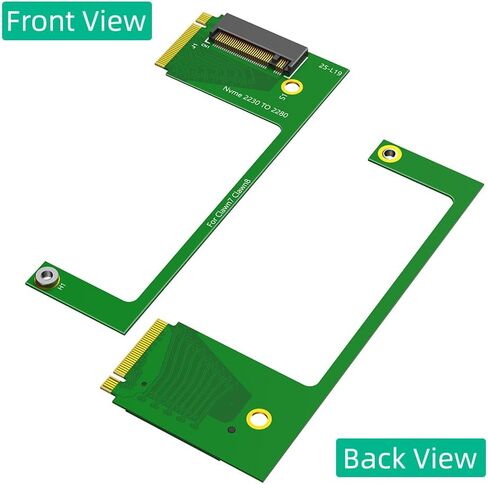 Sintech M.2 nVME 2230 to 2280 Adapter Card With Heatsink Support PCIe 4.0 SSD,Compatible with MSI Claw7 Claw8 Gaming Handheld for Upgrade Storage in Kuwait