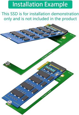 Sintech M.2 nVME 2230 to 2280 Adapter Card With Heatsink Support PCIe 4.0 SSD,Compatible with MSI Claw7 Claw8 Gaming Handheld for Upgrade Storage in Kuwait