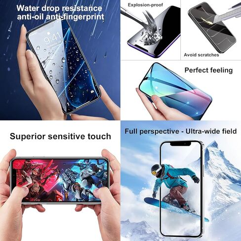 iPhone 13 LCD Screen Replacement 6.1 Inch - Haptic Touch Display Digitizer Assembly with Full Repair Tools Kit, Perfectly Compatible with iPhone 13 Models (A2634, A2635, A2636, A2639) in Kuwait