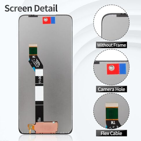 استبدال شاشة Moto G 2025 لجهاز Moto G 5g 2025 LCD محول الأرقام لموتورولا XT2513-2 شاشة عرض تعمل باللمس XT2513-1 XT2513V أسود (بدون إطار) in Kuwait