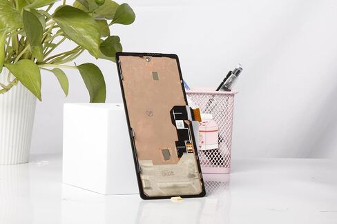 Original for Google Pixel 6A LCD Screen Replacement for Pixel 6A LCD Display GX7AS, GB62Z, G1AZG Screen Touch Digitizer Assembly Repair Part with Frame（OEM with Fingerprint Sensor in Kuwait