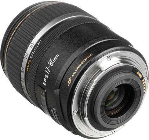 Canon EF-S 17-85mm f/4-5.6 IS USM Lens | Versatile APS-C Zoom with Optical Image Stabilization, Ring-Type USM Autofocus & Wide-to-Telephoto Range | For Travel & Everyday (9517A002) + Filter Kit + More in Kuwait