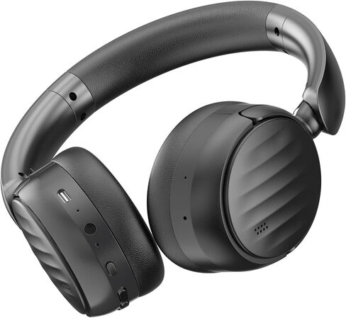 Bluetooth Headphones with Active Noise Cancelling (ANC), Wireless Over Ear Bluetooth Headsets, HiFi Stereo Foldable Headphones for Sports, Travel in Kuwait