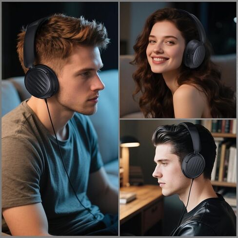 Bluetooth Headphones with Active Noise Cancelling (ANC), Wireless Over Ear Bluetooth Headsets, HiFi Stereo Foldable Headphones for Sports, Travel in Kuwait