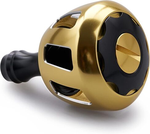 مقبض بكرة الصيد HEIGHTEN 32 مم لـ Shiman0 Daiwa Baitcasting Spinning Reel Stradic Vanford Sahara FI Tranx SLX Ballistic Exceler Tatula (32 مم - أسود وفضي) (0508) in Kuwait