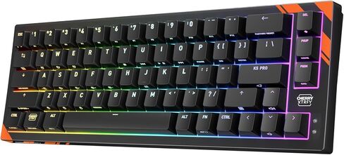 K5 Pro TMR Compact، لوحة مفاتيح سلكية مغناطيسية للألعاب، مفاتيح MK Crystal قابلة للتخصيص، تبديل سريع، مشغل سريع، مفتاح SnapKey، تخفيف الصوت، 8000 هرتز، أسود in Kuwait