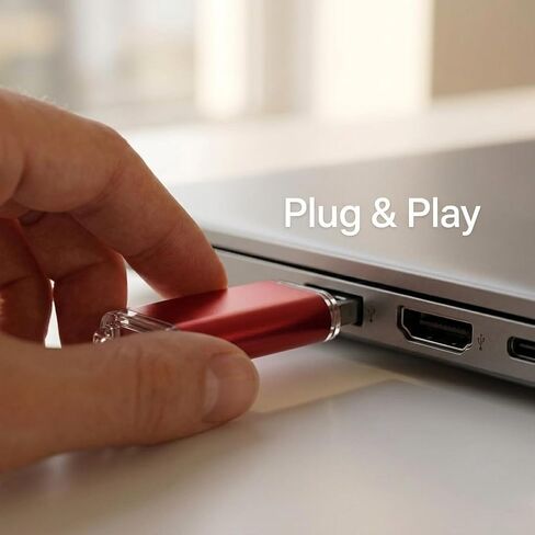16GB USB 2.0 Flash Drive, Portable Metal Thumb Drive, Plug & Play Jump Drive with Lanyard Hole for Data Storage, Office, PC, Laptop, Random Color in Kuwait