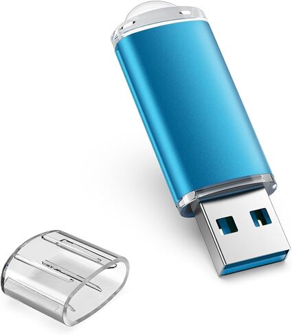 8GB 1Pack Flash Drive USB 2.0 Flash Drive Thumb Drive Jump Drives Keychain Memory Stick-Blue in Kuwait