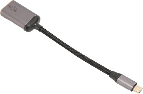 USB C to DisplayPort Adapter, Aluminum Alloy USB C Male to Female 8K 30Hz 4K 144Hz HDR Converter, with Multi Stream MST for Laptop Tablet Monitor Projector in Kuwait