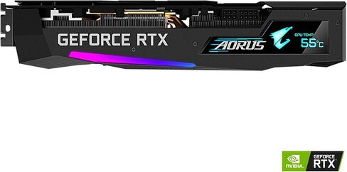 بطاقة رسومات Gigabyte AORUS GeForce RTX 3060 Ti Master 8G، تبريد مغطى بأقصى حد، 8 جيجابايت 256 بت GDDR6، بطاقة فيديو GV-N306TAORUS M-8GD (متجددة) in Kuwait