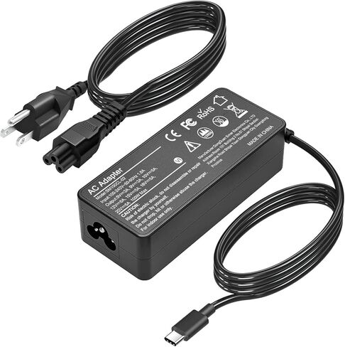 100W USB-C Power Adapter Fast Charger,Compatible with Mac Book Pro/Air 16, 15, 14, 13 Inch,Mac Book Air 13 Inch 2021 2020 2019 2018,iPad Pro,HP, Dell, Lenovo,Asus and All USB-C Device in Saudi Arabia