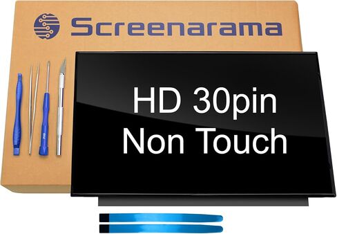 استبدال شاشة SCREENARAMA الجديدة لشاشة CMO N156BGA-EB3 REV.C6 (لامعة) 30pin HD 1366x768 LCD LED مع أدوات وشريط in Kuwait