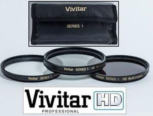 طقم مرشح 3 قطع Hi Def (UV PL & FLD) لسوني ألفا A6000 ILCE-6000L ILCE-6000 (40.5 ملم) in Kuwait