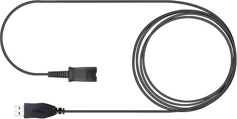 QD to USB Adapter Cable Plantronics QD Connector Compatible with Plantronics Quick Disconnect Wired Headset to USB Type A Plug Cord, Works for Computer Laptop PC Mac VoIP Softphone in Kuwait