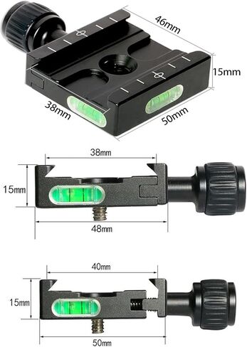 Regetek 50mm Quick Release Clamp Compatible with Arca Swiss QR Plate, Arca Swiss Plate Clamp, 50 mm Arca Clamp,Quick Release Plate Clamp, QR Clamp, Arca Clamp Relacement for Tripod Monopod in Kuwait