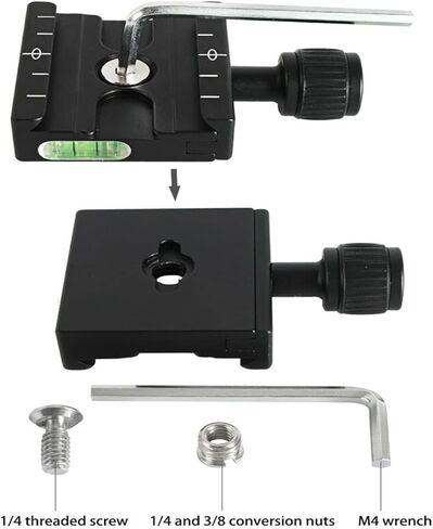 Regetek 50mm Quick Release Clamp Compatible with Arca Swiss QR Plate, Arca Swiss Plate Clamp, 50 mm Arca Clamp,Quick Release Plate Clamp, QR Clamp, Arca Clamp Relacement for Tripod Monopod in Kuwait